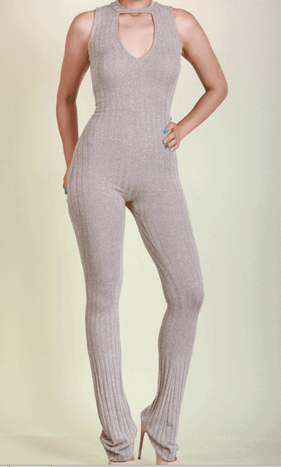 Fever Ribbed Jumpsuit - Prima Dons & Donnas
