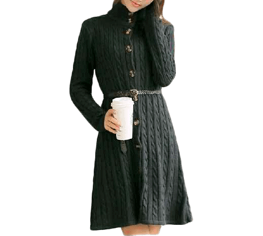 Flair Sweater Dress - Prima Dons & Donnas