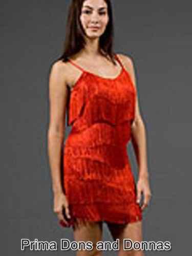 Cheryl Fringe Flapper Party Dress - Prima Dons & Donnas