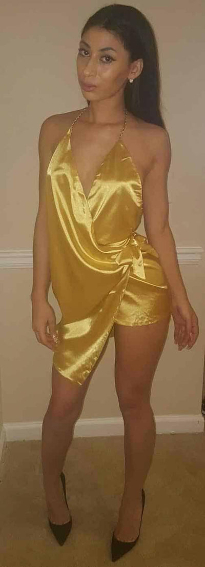 Gold Goddess Dress - Prima Dons & Donnas