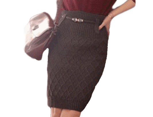 High Waist Sweater Skirt - Prima Dons & Donnas