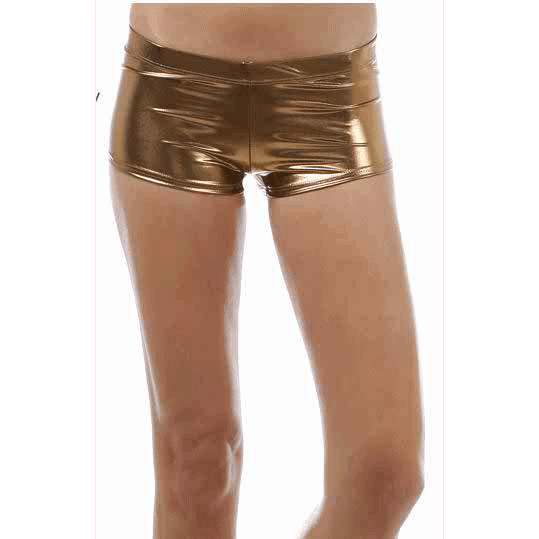 Lame Metallic Boy Shorts - Prima Dons & Donnas