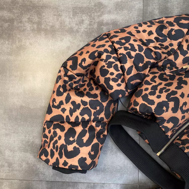 Leopard Puffy Coat