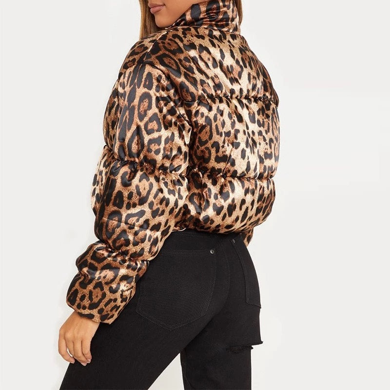 Leopard Puffy Coat 2