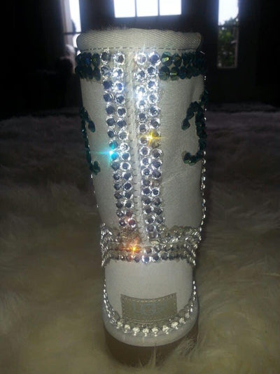 Custom Crystal Snow Boots - Prima Dons & Donnas