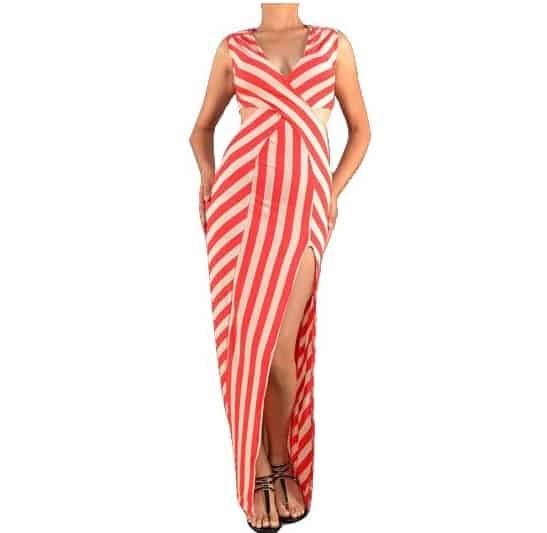 stripe-high-slits-dress-821