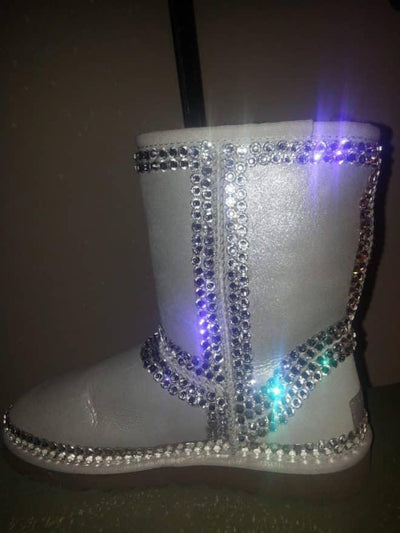 Crystal Lined Boots - Prima Dons & Donnas